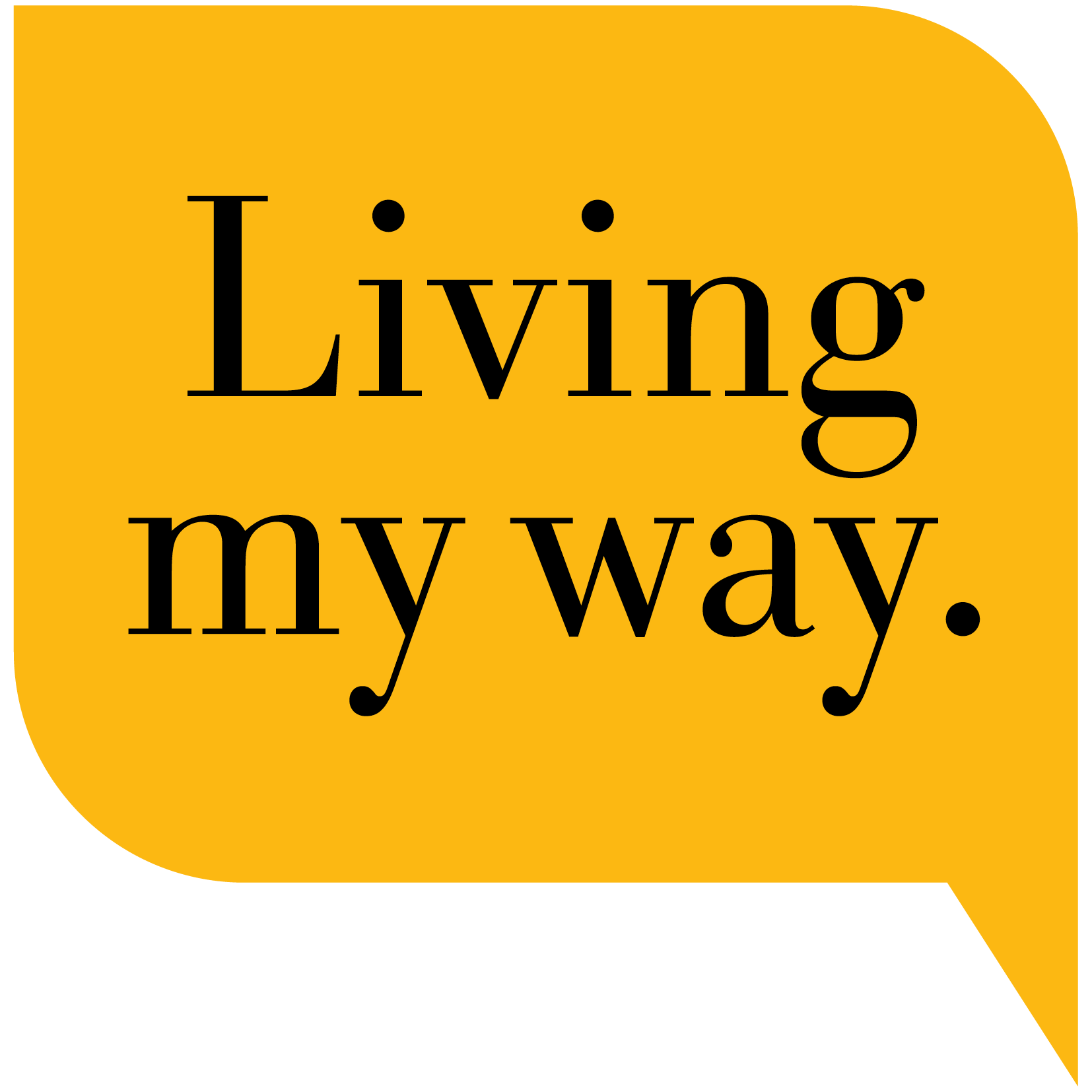 Living My Way logo